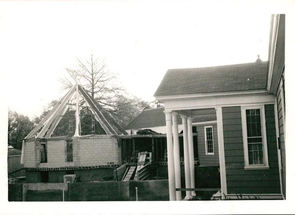 old photo of Meadowbrook academic building